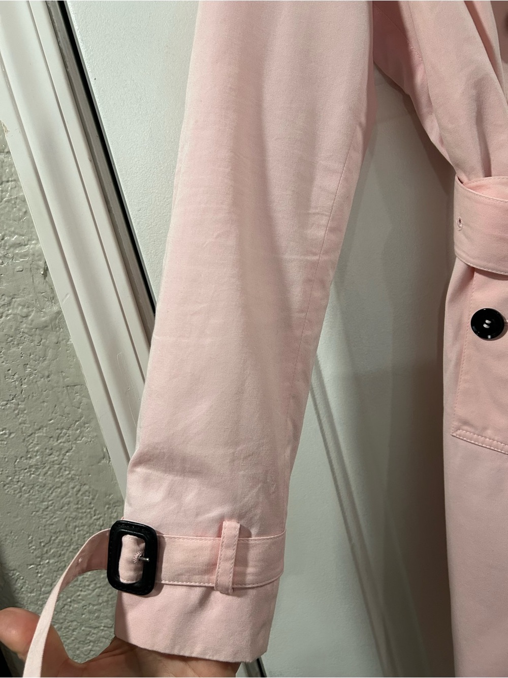 Rare vintage Burberry Prorsum dusty pink cotton trench coat - Picture 4 of 16